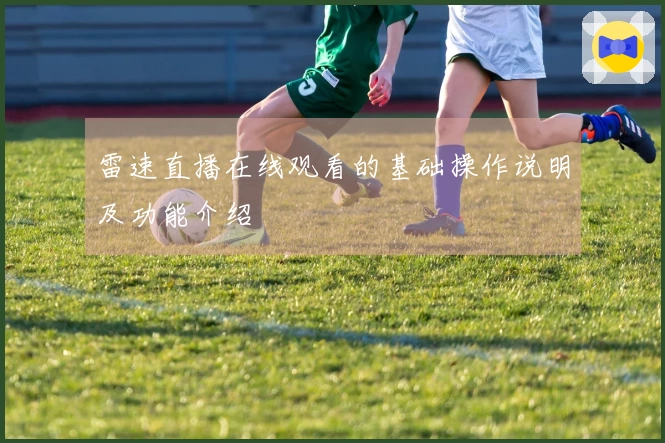 雷速直播在线观看的基础操作说明及功能介绍